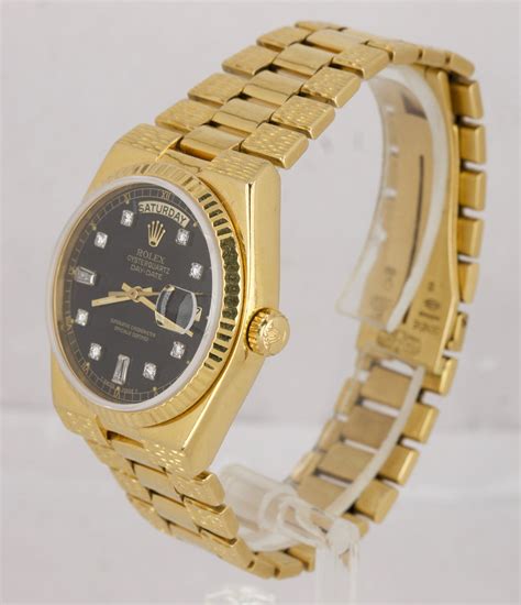 gold black rolex day date|rolex gold day date 36mm.